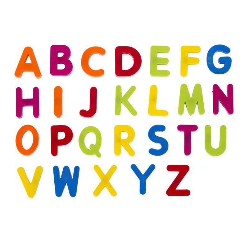 26-PIECE PLASTIC MAGNETIC CAPITAL LETTERS