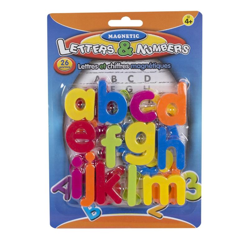 PLASTIC LOWERCASE MAGNETIC LETTERS