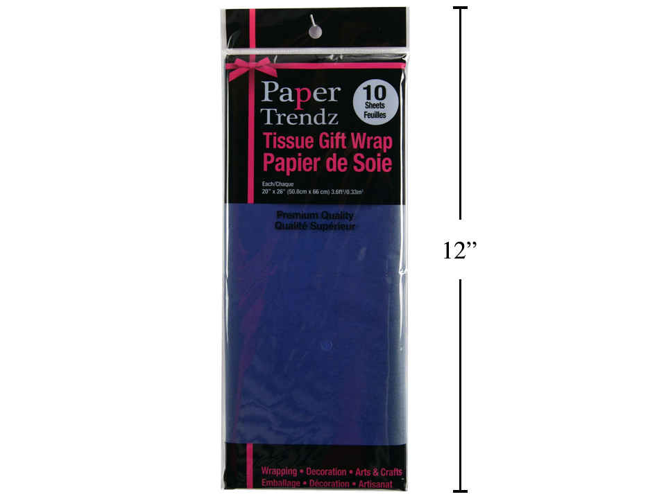 PAPIER DE SOIE BLEU FONCÉ
