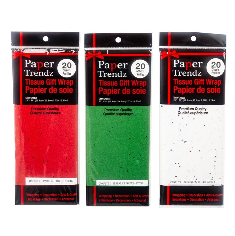 TISSUE PAPER CONFETTI ASST