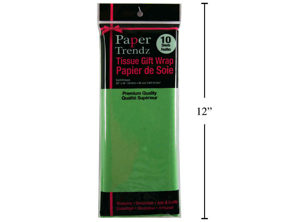 GREEN TISSUE PAPER