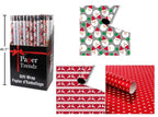 CHRISTMAS WRAPPING PAPER 40"X144" EXTRA-WIDE SINGLE ROLL (40 SQ FT)