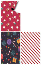 CHRISTMAS WRAPPING PAPER 40"X144" EXTRA-WIDE SINGLE ROLL (40 SQ FT)