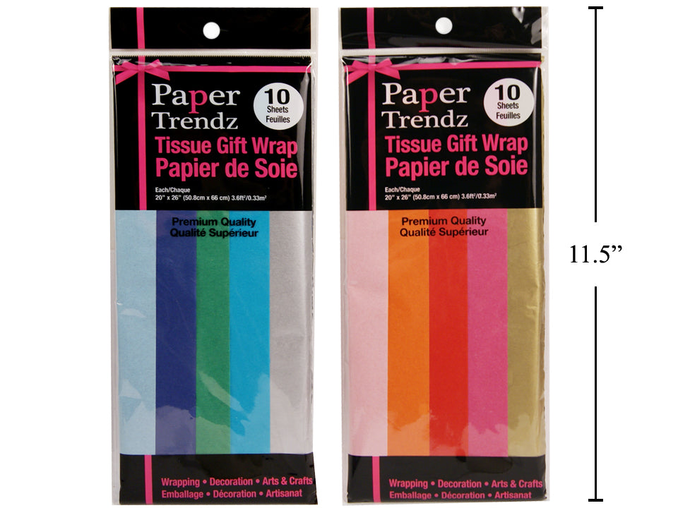 TISSUE PAPER - MULTICOLOURED