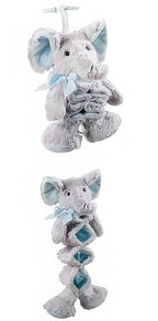 MUSICAL PULL-ALONG ELEPHANT PLUSH - EXTENDABLE AND MUSICAL