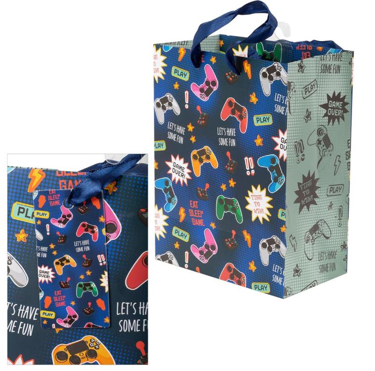 SMALL GIFT BAG - GAME ON! MATTE TAG + J-HOOK