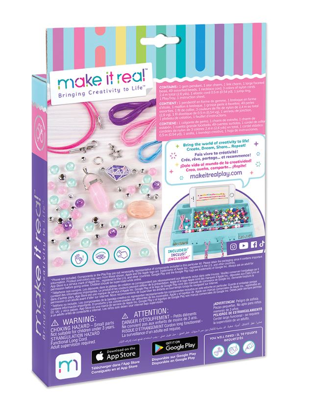 MAKE IT REAL - ENSEMBLE DE BIJOUX EN PIERRES PRÉCIEUSES