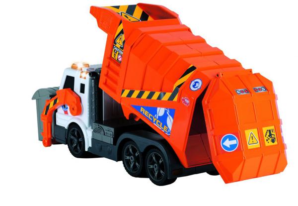 DICKIE CITY HEROES - ORANGE RECYCLING TRUCK