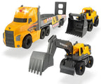 DICKIE - MACK-VOLVO CAMION HEAVY LOADER SONS ET LUMIÈRES 70 CM