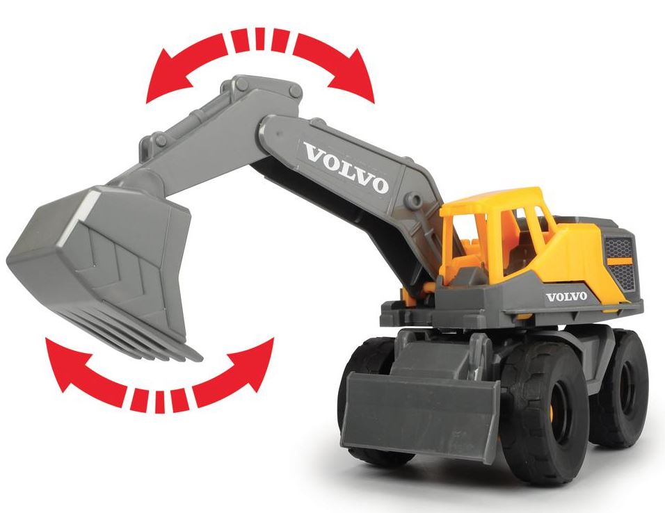 DICKIE - MACK-VOLVO CAMION HEAVY LOADER SONS ET LUMIÈRES 70 CM