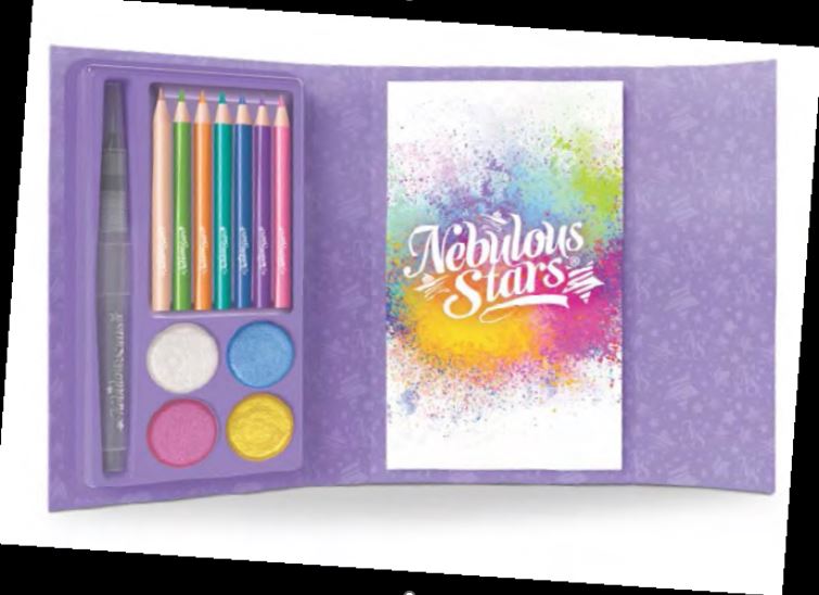NEBULOUS STARS - WATERCOLOUR TO GO (BLANK PAGES)