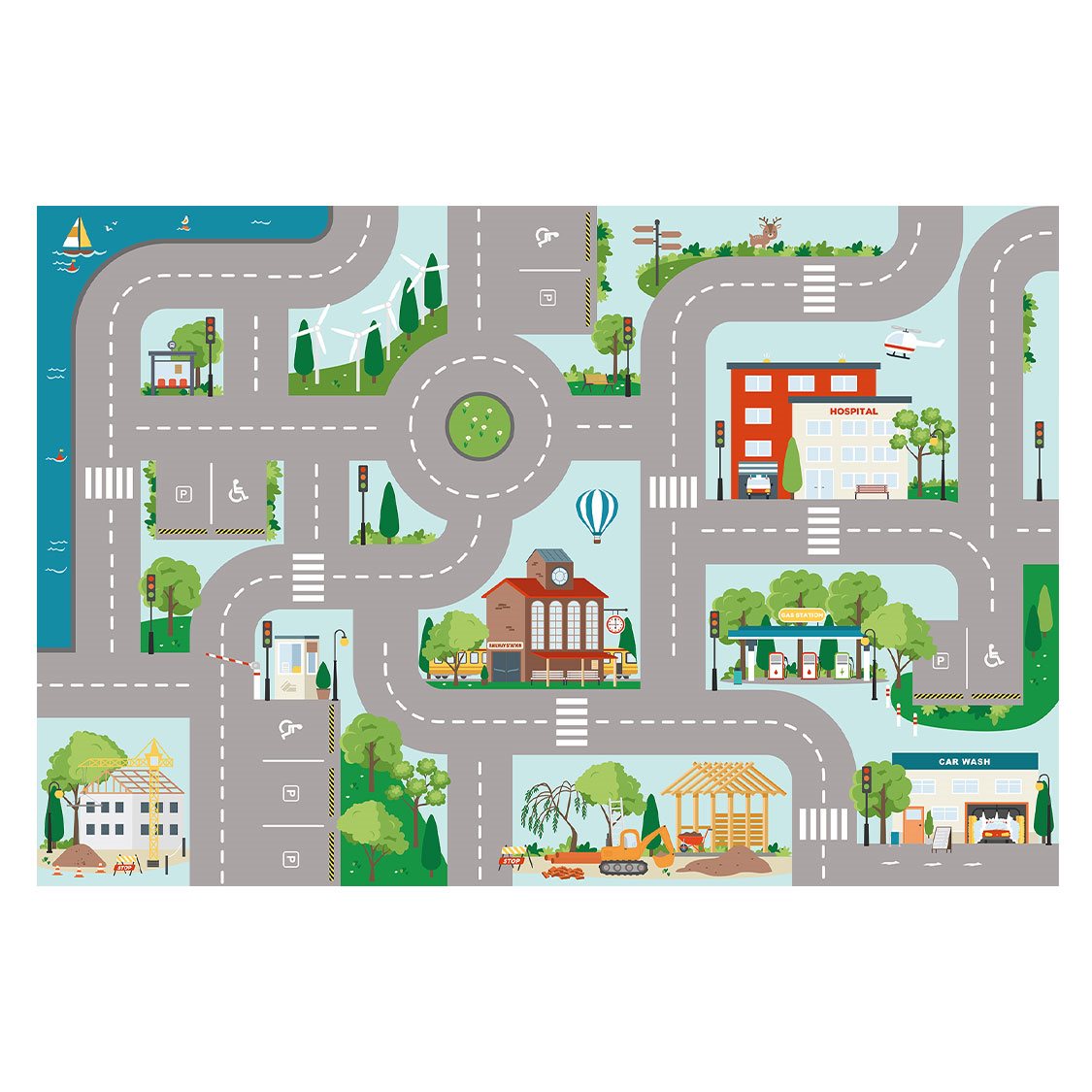 HOK - CITY CAR MATS ASST