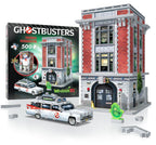WREBBIT 3D JIGSAW PUZZLE 500 PIECES - GHOSTBUSTERS FIREHOUSE HEADQUARTERS