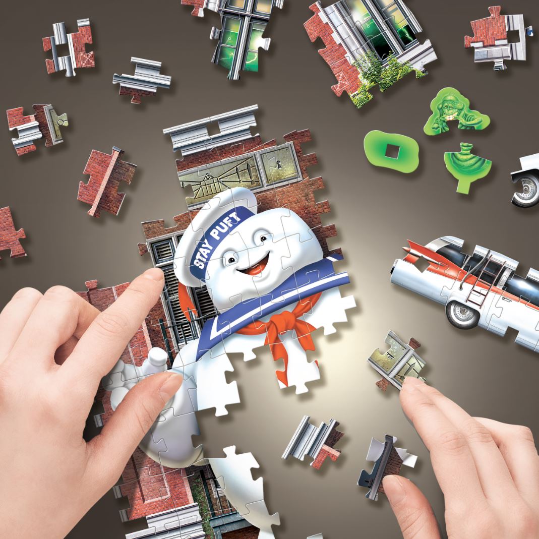 WREBBIT 3D JIGSAW PUZZLE 500 PIECES - GHOSTBUSTERS FIREHOUSE HEADQUARTERS