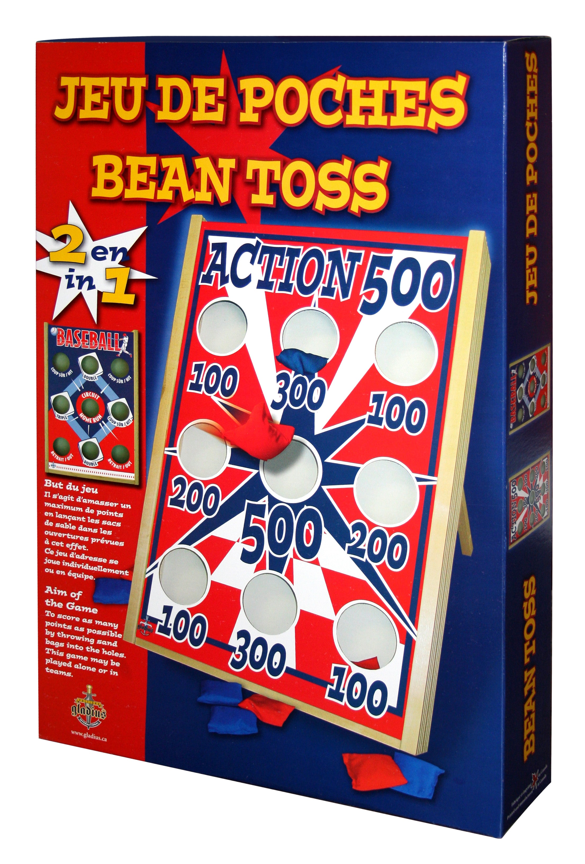 JEU DE POCHES ACTION 500