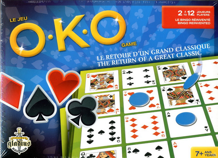 JEU O-K-O ROUGE SÉRIE 25 À 36 (OKO / O.K.O)