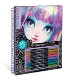 NEBULOUS STARS - BLACK PAGES COLOURING BOOK - ISADORA