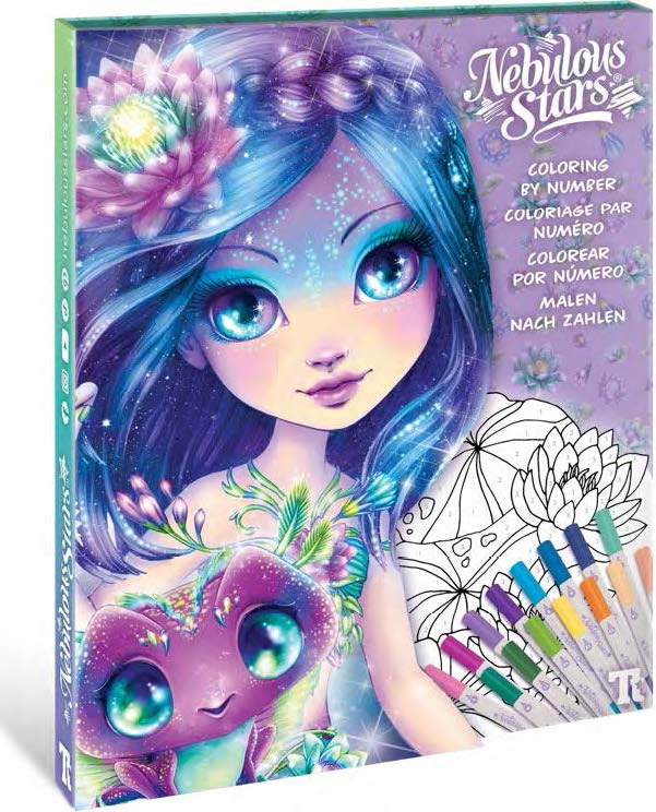 NEBULOUS STARS - COLORIAGE PAR NUMÉROS - NENUPHIA