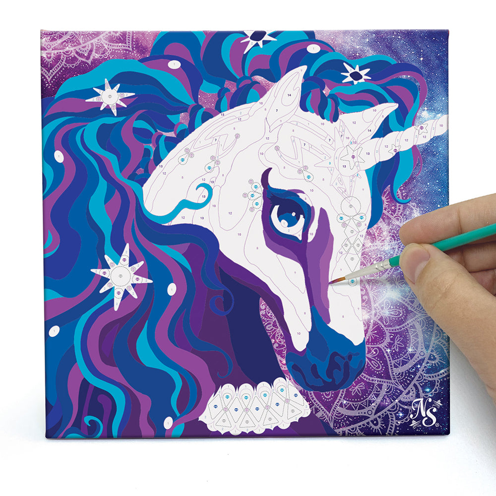 NEBULOUS STARS - PAINT BY NUMBERS ON CANVAS - HORSE