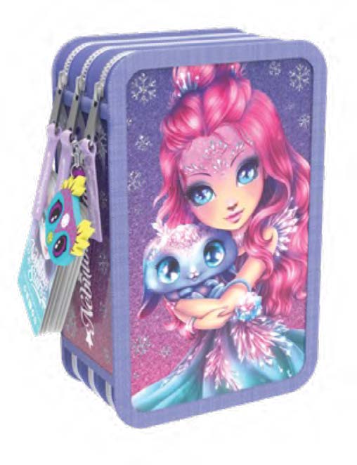 NEBULOUS STARS - CRYSTALIA & AGATHA 3-FLAP PENCIL CASE
