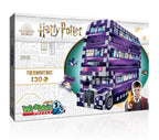 WREBBIT 3D JIGSAW PUZZLE 130 PIECES - THE HARRY POTTER KNIGHT BUS MINI
