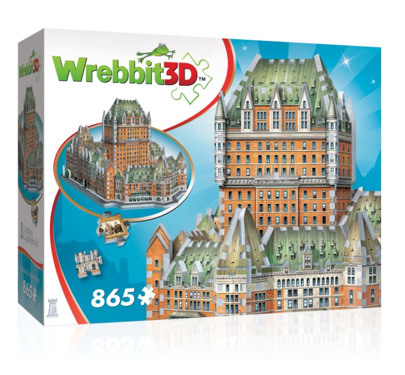 WREBBIT 3D JIGSAW PUZZLE 865 PIECES - CHÂTEAU FRONTENAC