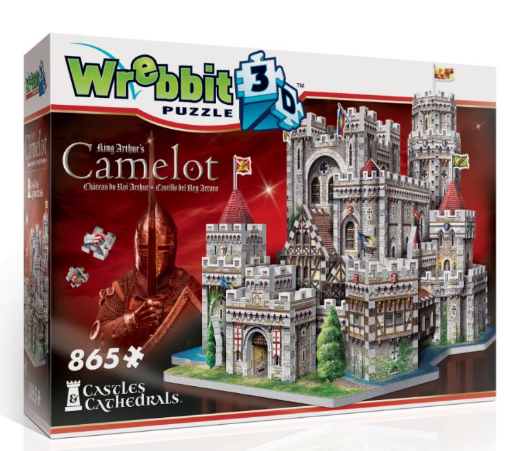 WREBBIT 3D JIGSAW PUZZLE 865 PIECES - KING ARTHUR'S CASTLE - CAMELOT