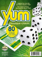 YUM BLOC OF 80 SCORE SHEETS