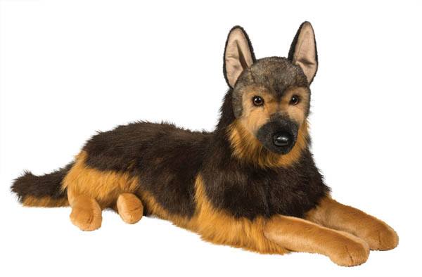PLUSH - LARGE GERMAN SHEPHERD DOG (32")