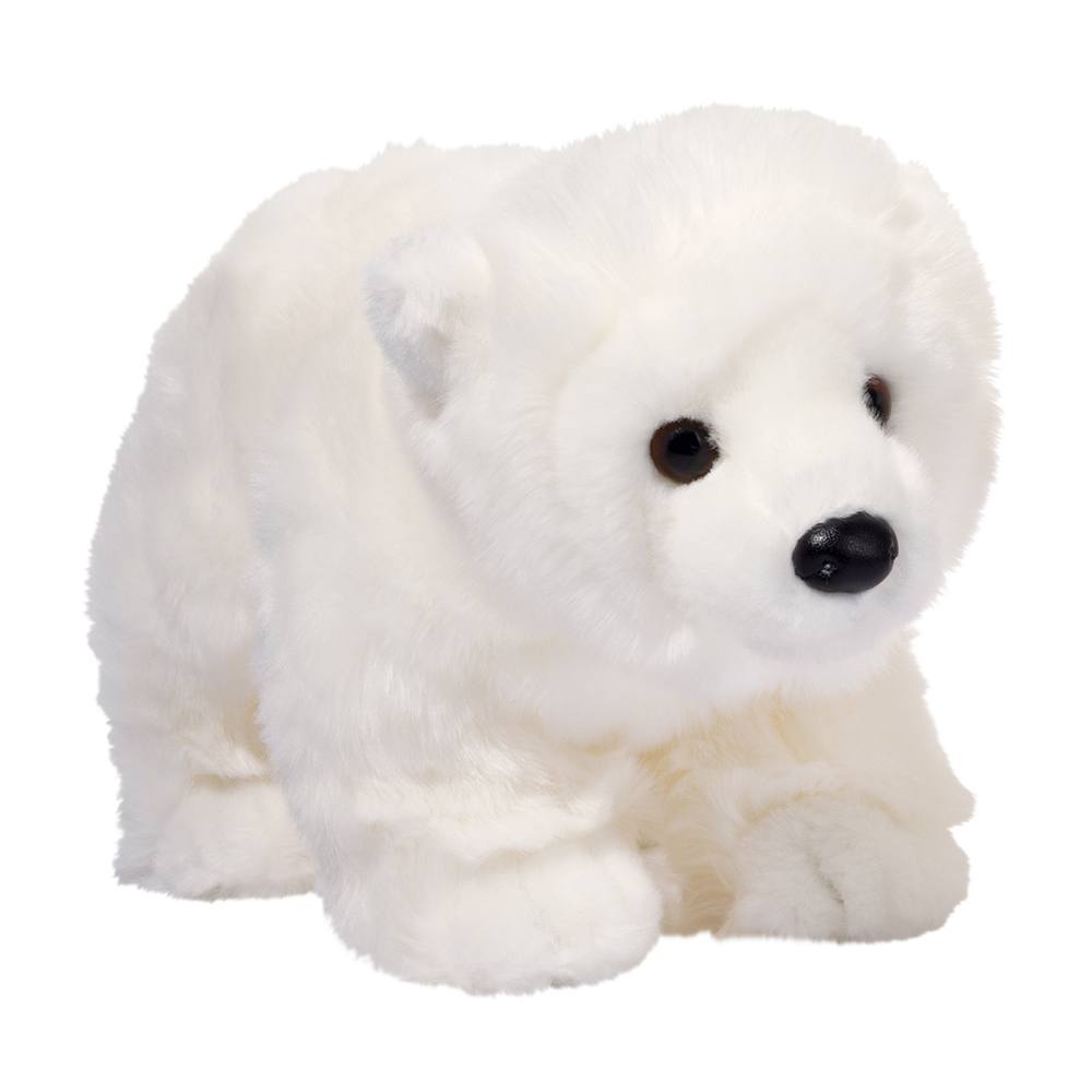 WHITE POLAR BEAR MARSHMALLOW PLUSH (15")