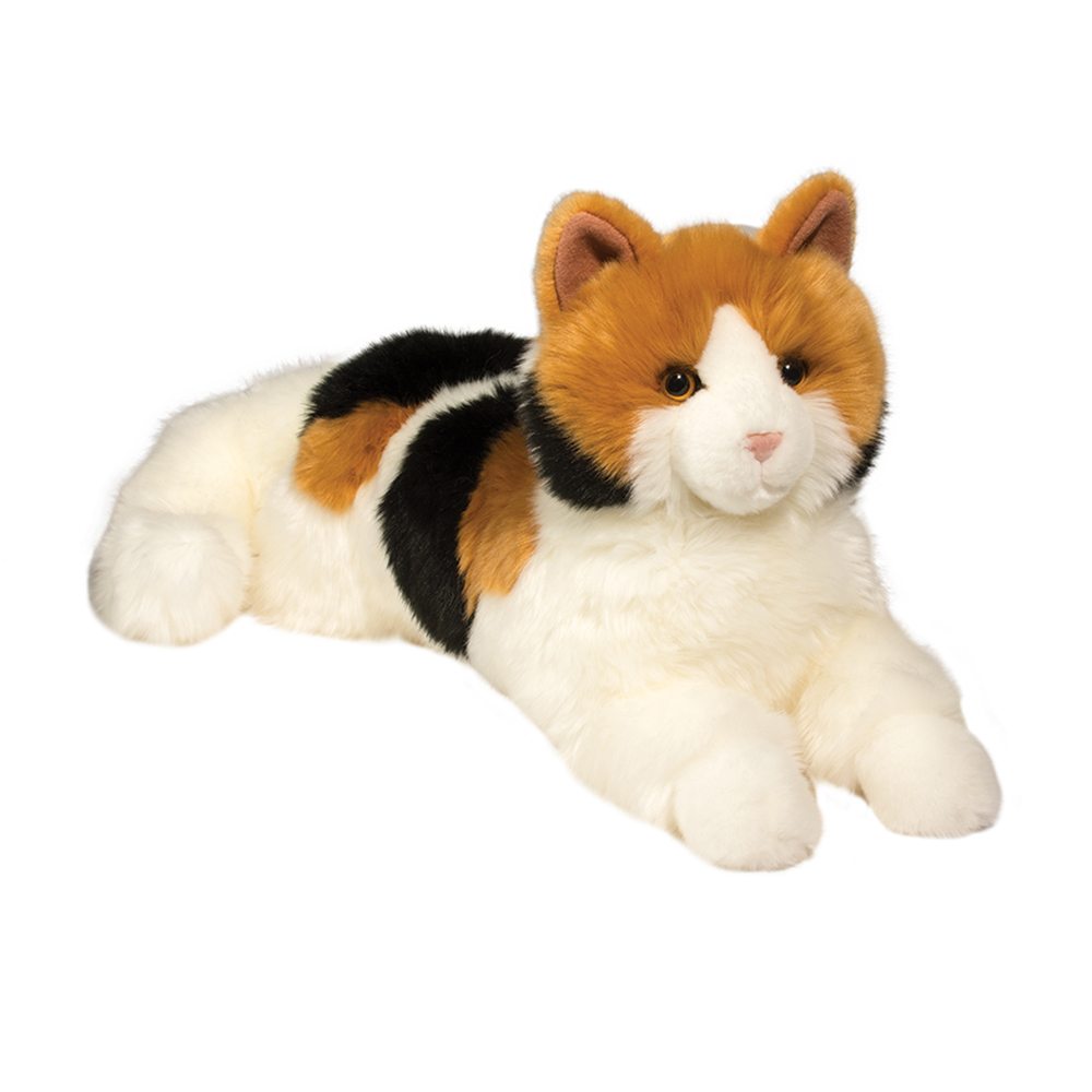 PELUCHE - PUZZLE LE CHAT 3 COULEURS (19")