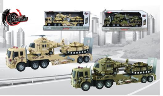 DRAGON WHEELS - MILITARY TRANSPORT TRUCK ASST
