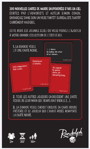 JEU L'OSTI D'JEU - DE MARDE ET D'ARC-EN-CIEL