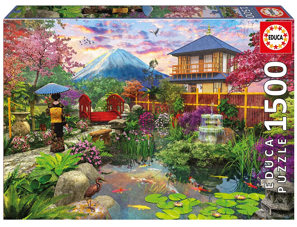 EDUCA CASSE-TÊTE 1500 PIÈCES - JARDIN JAPONAIS #19937