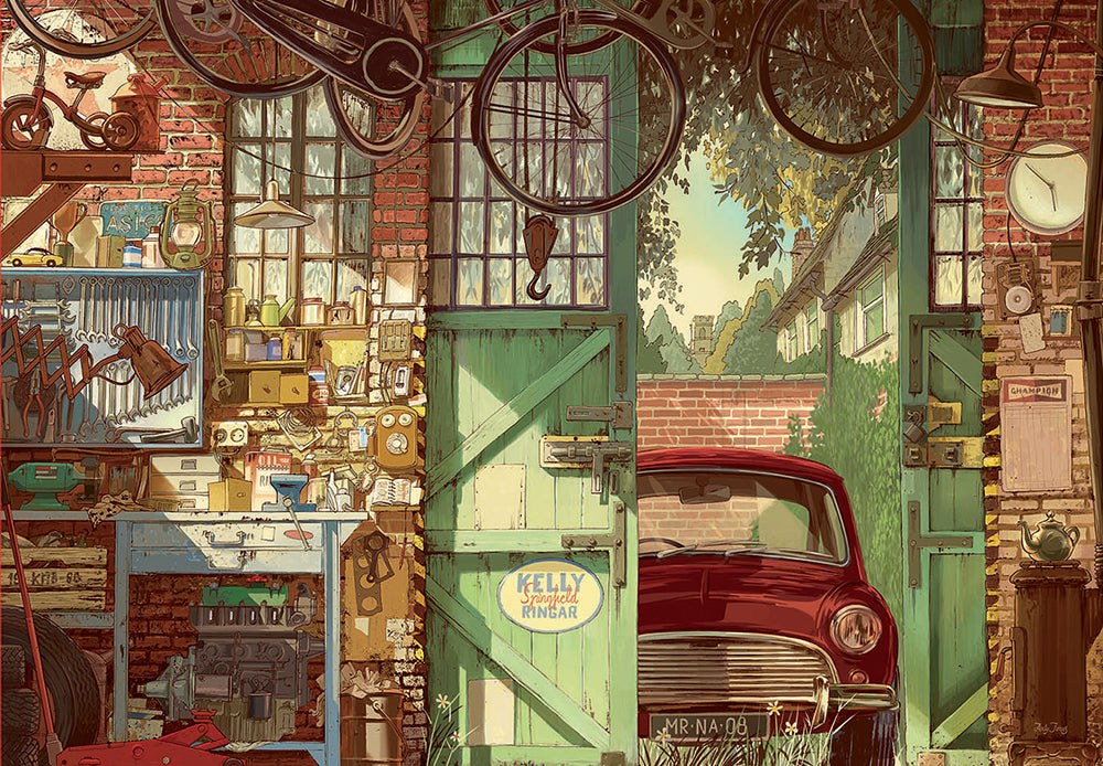 EDUCA CASSE-TÊTE 1500 PIÈCES - VIEUX GARAGE #18005