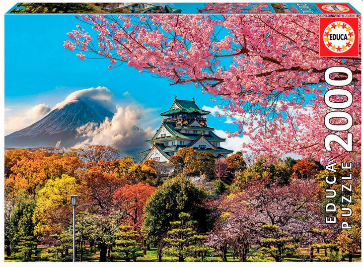 EDUCA CASSE-TÊTE 2000 PIÈCES - CHÂTEAU D'OSAKA, JAPON #32119276