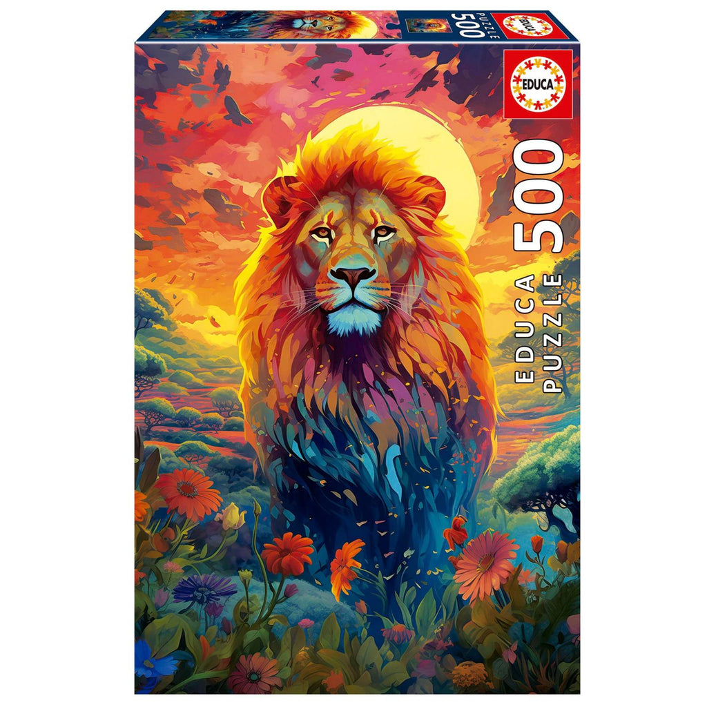 EDUCA CASSE-TÊTE 500 PIÈCES - REGARD MAJESTUEUX DU LION #20261