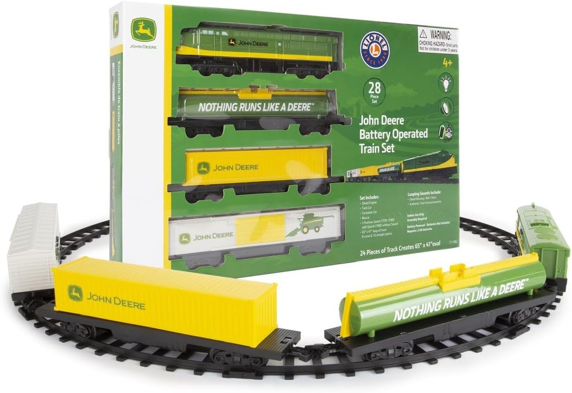JOHN DEERE MINI TRAIN SET