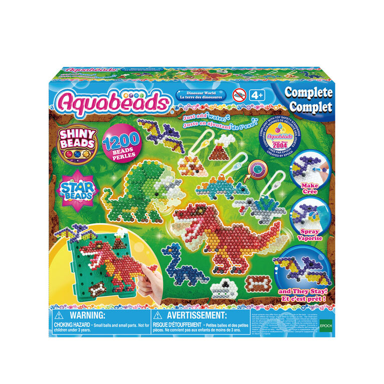 AQUABEADS - DINOSAUR WORLD SET 1200 PIECES