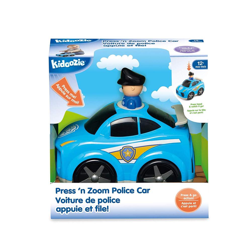 KIDOOZIE - PUSH AND GO POLICE CAR