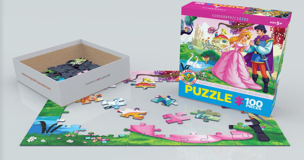 EUROGRAPHICS PUZZLE 100 PIECES - CINDERELLA #6100-0730