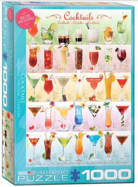 EUROGRAPHICS CASSE-TÊTE 1000 PIÈCES - COCKTAILS