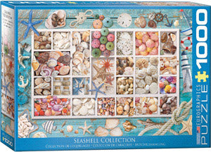 EUROGRAPHICS JIGSAW PUZZLE 1000 PIECES - SEASHELL COLLECTION #6000-5529