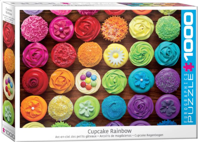 EUROGRAPHICS PUZZLE 1000 PIECES - MULTICOLORED CUPCAKES