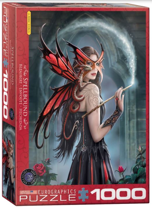 EUROGRAPHICS JIGSAW PUZZLE 1000 PIECES - BEWITCHED (ANNE STOKES)