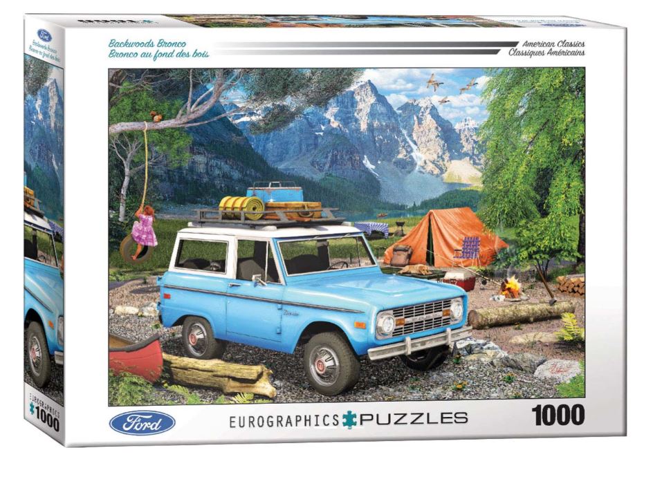 EUROGRAPHICS JIGSAW PUZZLE 1000 PIECES - FORD BRONCO #6000-5797