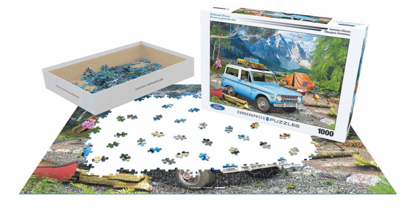 EUROGRAPHICS JIGSAW PUZZLE 1000 PIECES - FORD BRONCO #6000-5797