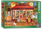 EUROGRAPHICS JIGSAW PUZZLE 1000 PIECES - FINE ART GALLERY #6000-5887