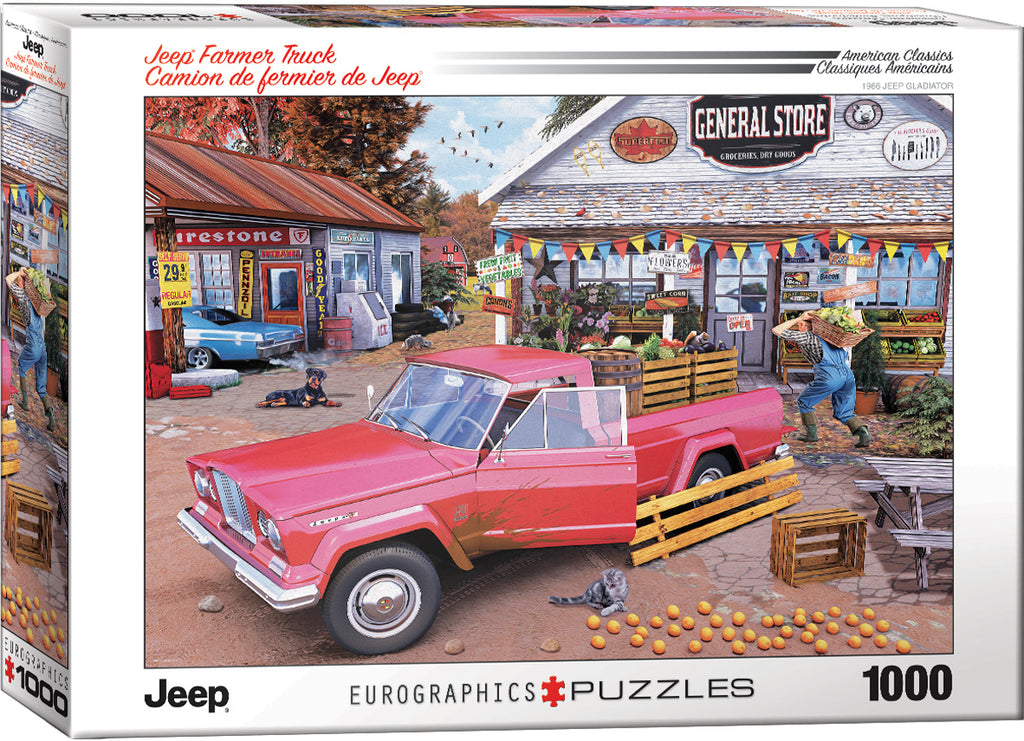 EUROGRAPHICS CASSE-TÊTE 1000 PIÈCES - JEEP FARMER CAMION #6000-5703