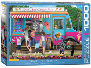 EUROGRAPHICS JIGSAW PUZZLE 1000 PIECES - DAN'S ICE (PAUL NORMAND)